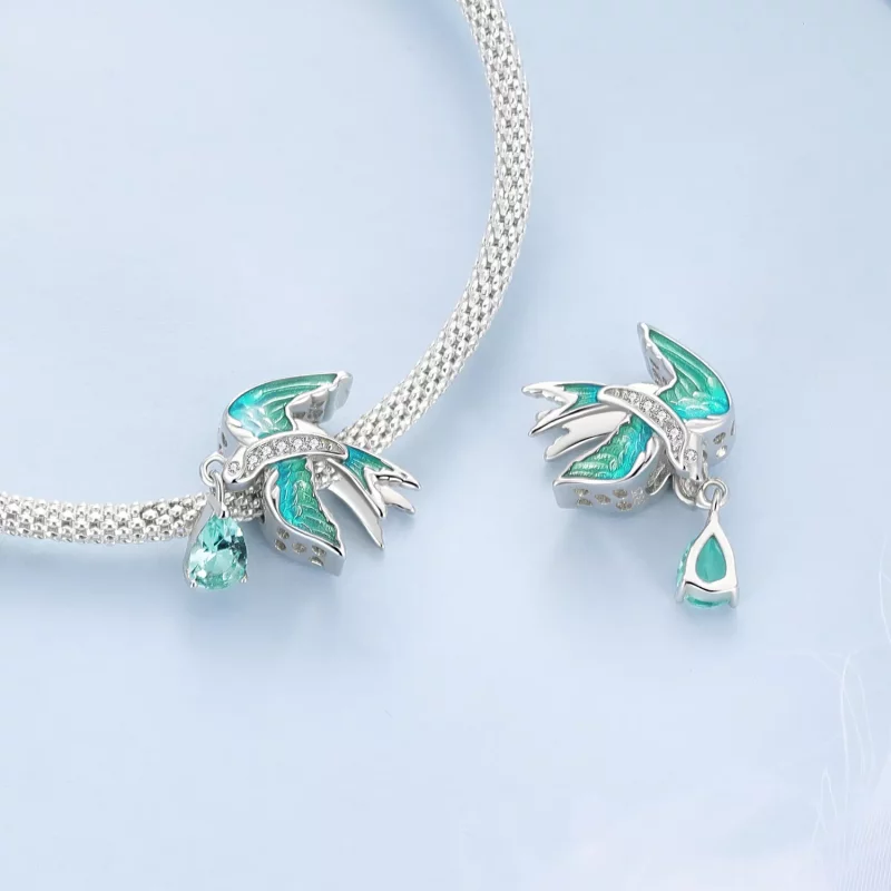 (imagen para) Encanto de golondrina estilo Pandora - BSC865 - Ver 4