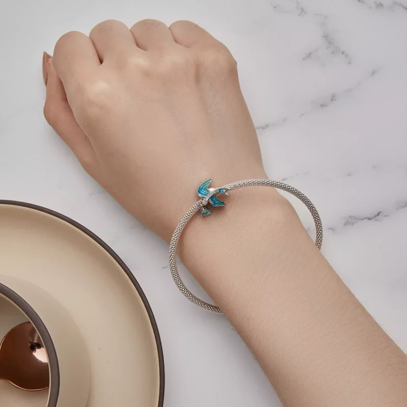(imagen para) Encanto de golondrina estilo Pandora - BSC865 - Ver 5