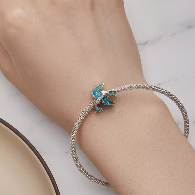 (imagen para) Encanto de golondrina estilo Pandora - BSC865 - Ver 6
