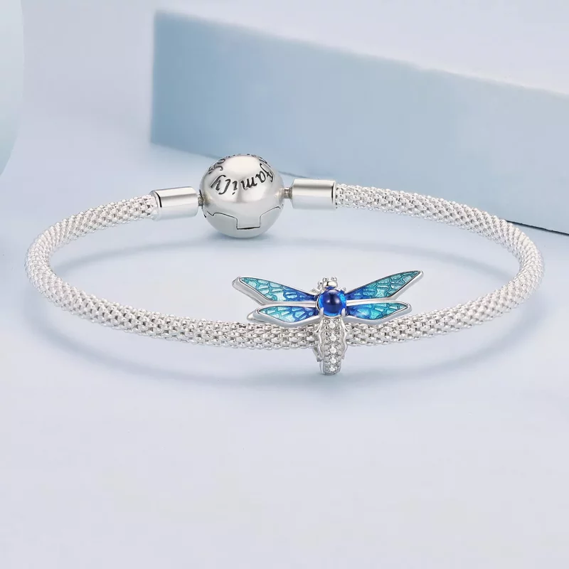 (imagen para) Encanto delicado de libélula al estilo de Pandora - BSC859 - Ver 5