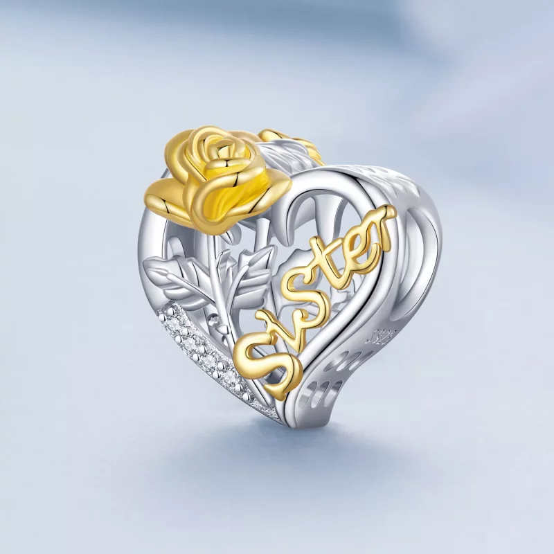 (imagen para) Encanto estilo Pandora para hermanas - BSC841 - Ver 2