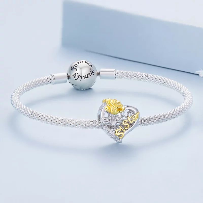 (imagen para) Encanto estilo Pandora para hermanas - BSC841 - Ver 5