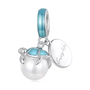 (imagen para) Estilo Pandora Disfruta la Vida de las Tortugas Marinas Colgante Encanto - SCC2506