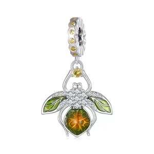 (imagen para) Pendiente de abeja de limón estilo Pandora - Encanto BSC882
