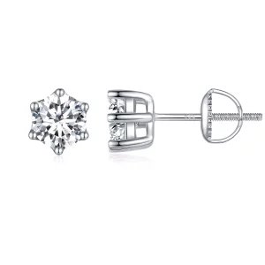 (imagen para) Pendientes brillantes de estilo Pandora con circonitas - BSE615-5L