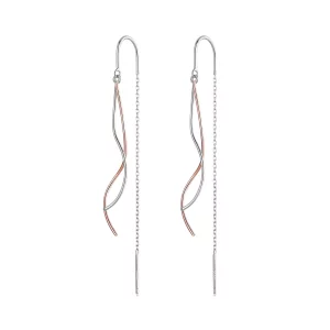 (imagen para) Pendientes colgantes con borlas de estilo Pandora - SCE1600