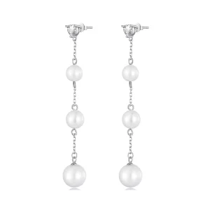 Pendientes de borla y abalorio estilo Pandora - SCE1601 (imagen para) Pendientes de borla y abalorio estilo Pandora - SCE1601