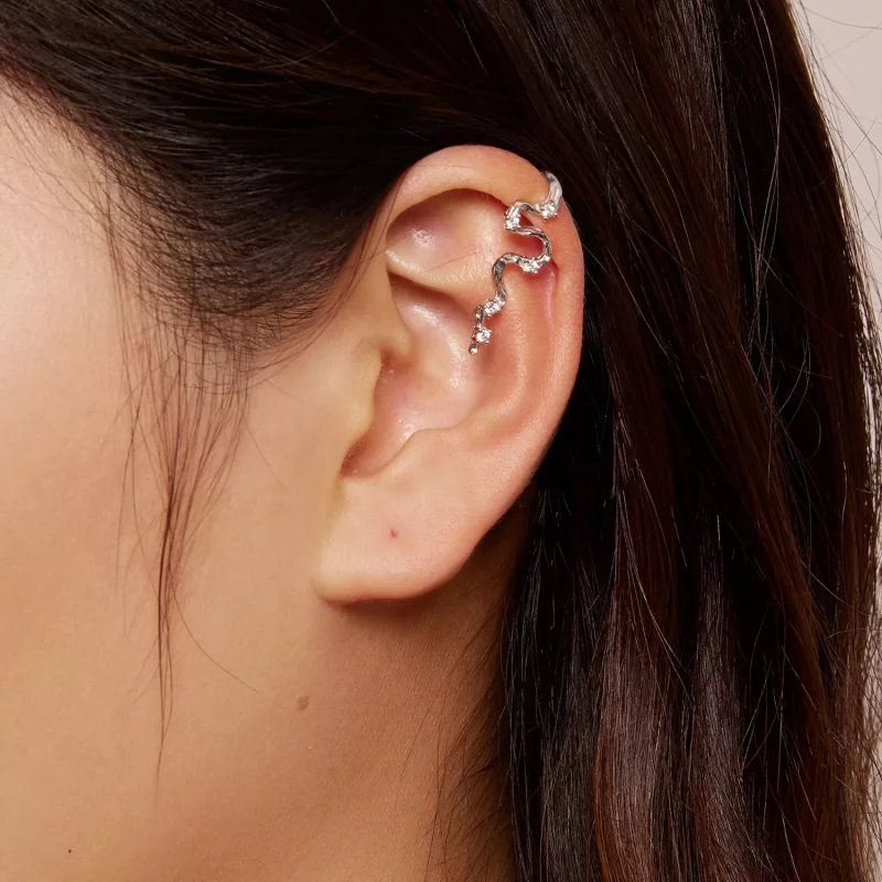 (imagen para) Pendientes de botón estilo Pandora con textura de líneas - SCE1599 - Ver 8