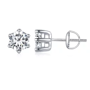 Pendientes de Estilo Pandora con Brillantes Circonitas - BSE615-6L (imagen para) Pendientes de Estilo Pandora con Brillantes Circonitas - BSE615-6L