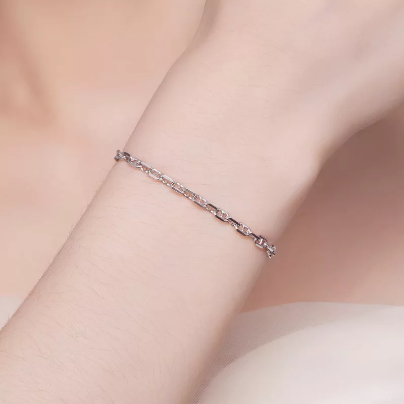 (imagen para) Pulsera base estilo Pandora de 3mm - SCB254 - Ver 4