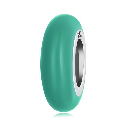 Espaciador de estilo Pandora verde - SCC1450-TQ