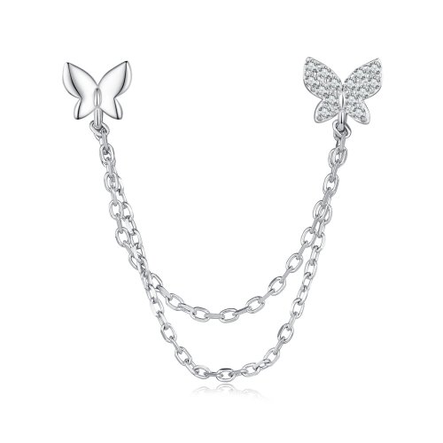 Pendientes de Mariposa al Estilo Pandora - BSE876