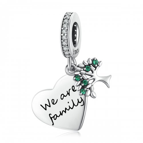 Pendiente colgante estilo Pandora de Árbol de la Vida - SCC2104