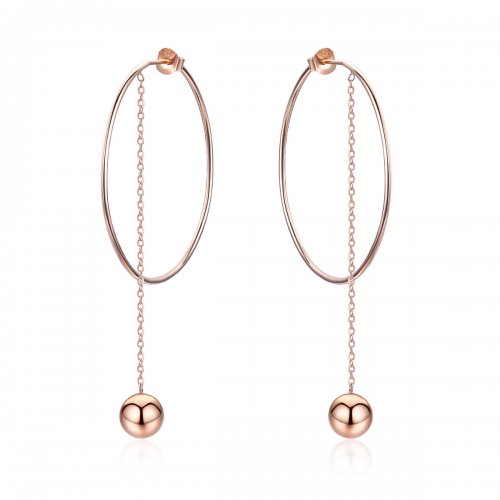 Pendientes colgantes de estilo Pandora con forma de Pokeball - SCE569