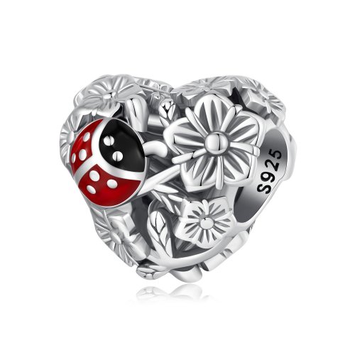 Amuleto de mariquita de estilo Pandora - SCC2524