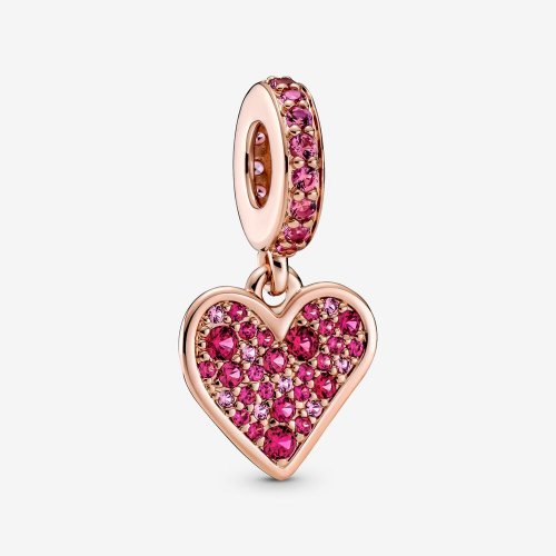 PANDORA Charm Colgante Corazón de Mano Libre Pavé - 789565C01