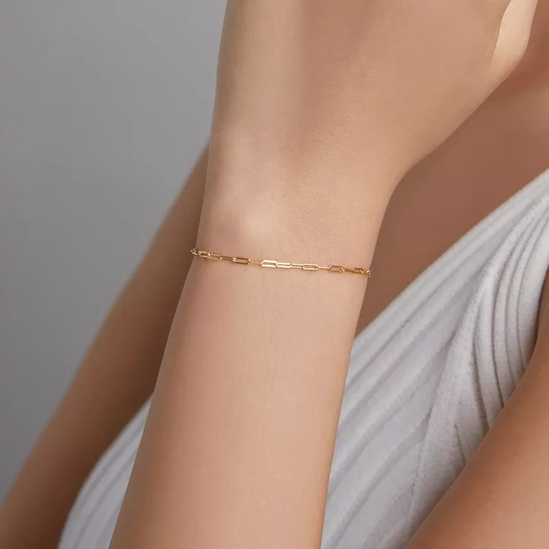 (imagen para) Pulsera de Cadena Básica de Estilo Pandora - SCB221-B - Ver 5