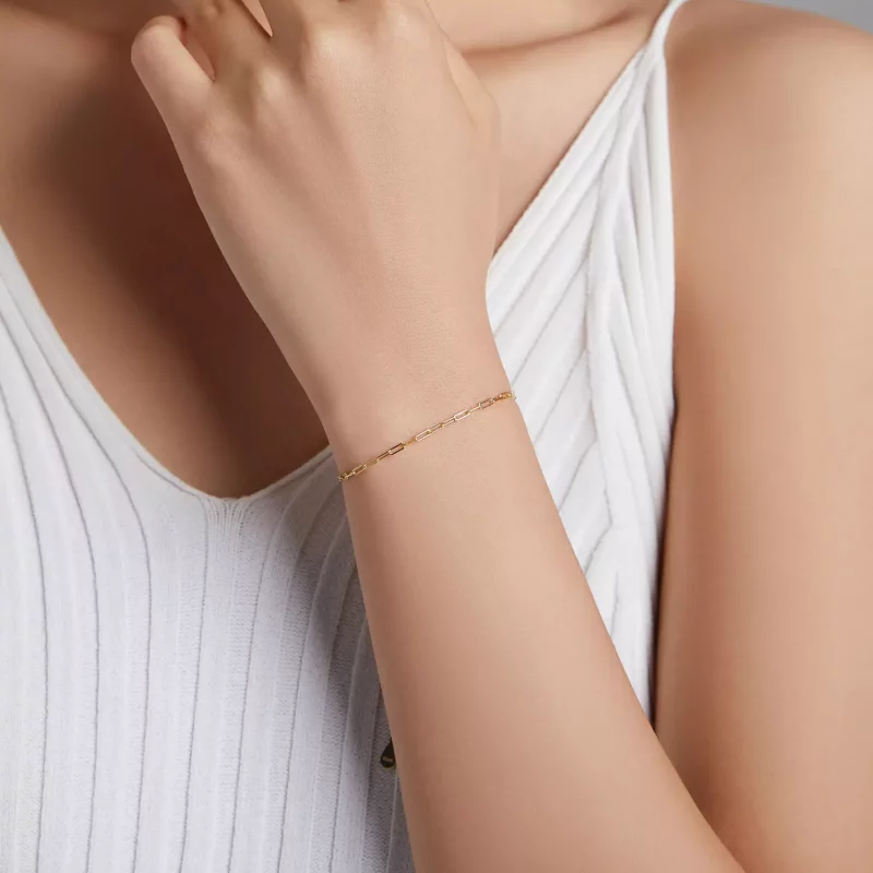 (imagen para) Pulsera de Cadena Básica de Estilo Pandora - SCB221-B - Ver 6