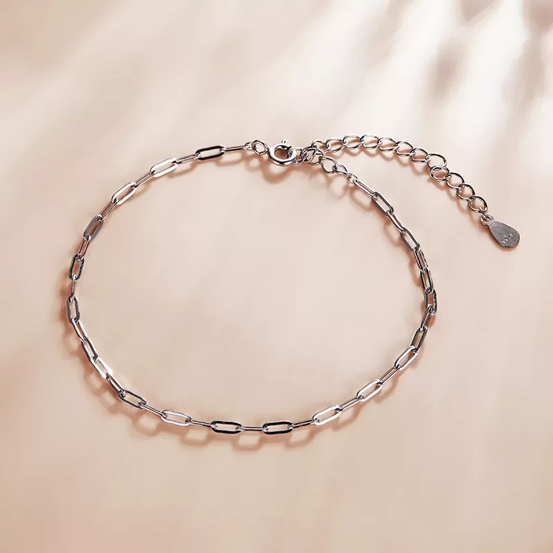 (imagen para) Pulsera de cadena básica estilo Pandora - SCB221-A - Ver 4