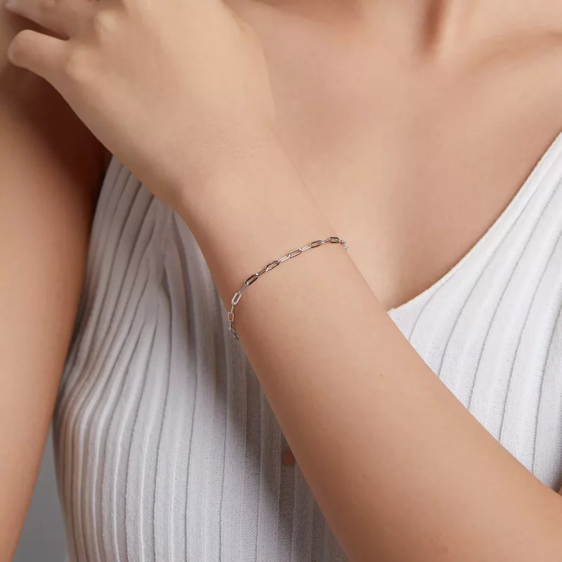 (imagen para) Pulsera de cadena básica estilo Pandora - SCB221-A - Ver 5