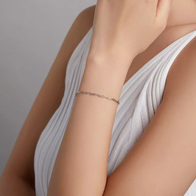 (imagen para) Pulsera de cadena básica estilo Pandora - SCB221-A - Ver 6