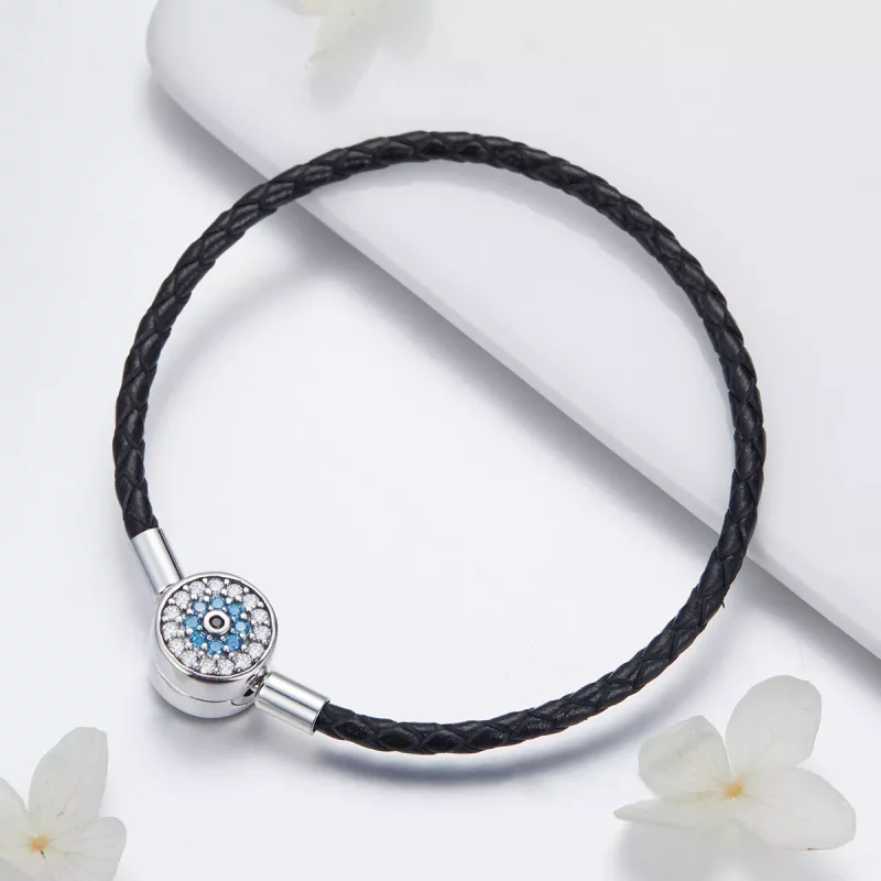 (imagen para) Pulsera de cuero estilo Pandora de Misterios Mágicos - SCB113 - Ver 3