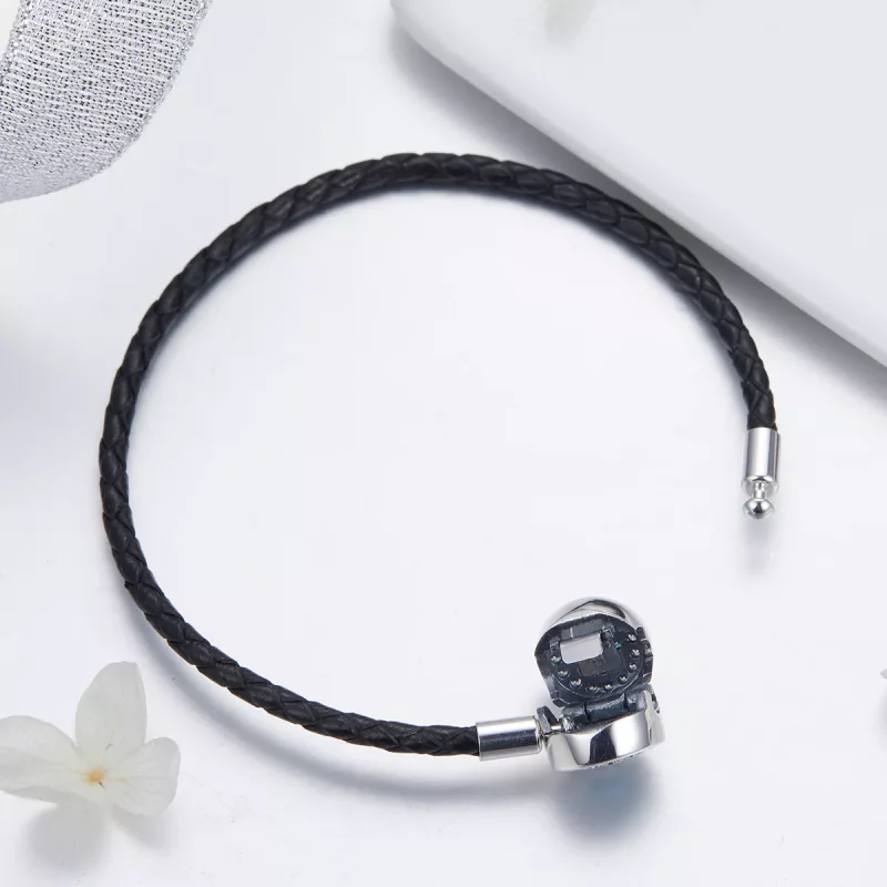 (imagen para) Pulsera de cuero estilo Pandora de Misterios Mágicos - SCB113 - Ver 4