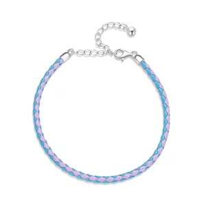 (imagen para) Pulsera de Cuero Simple Estilo Pandora - SCB243-CF