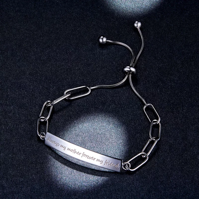 (imagen para) Pulsera de estilo Pandora agradecida - BSB060 - Ver 5