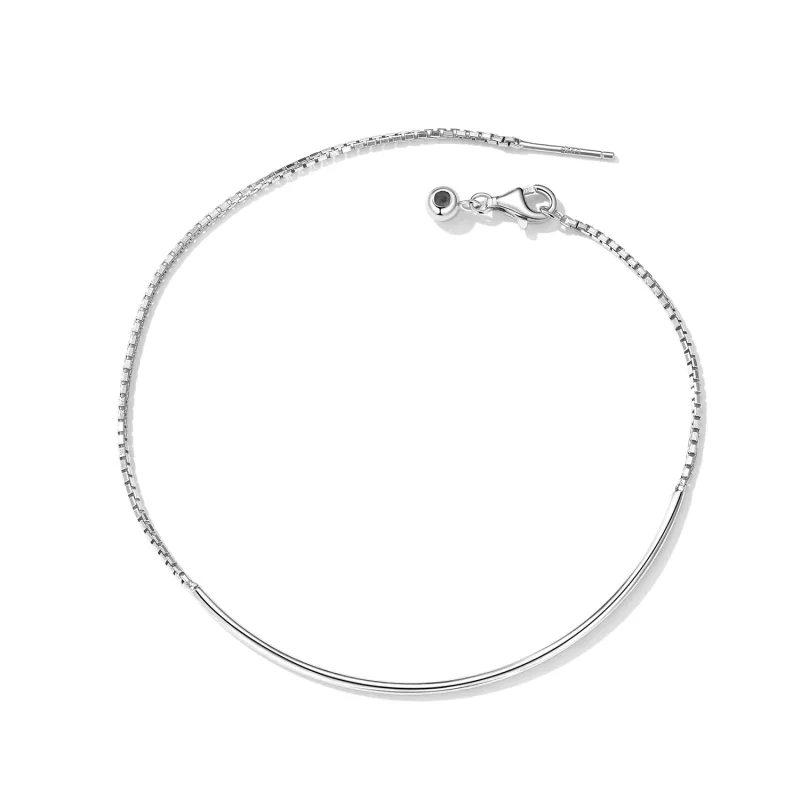 (imagen para) Pulsera de estilo Pandora con diseño de flores de cerezo - SCB233 - Ver 2