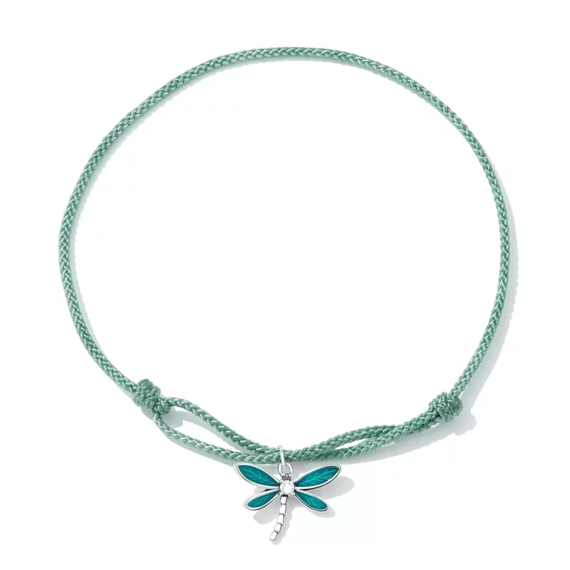 (imagen para) Pulsera de estilo Pandora con libélula de verano - SCB237 - Ver 2