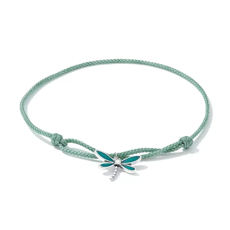 (imagen para) Pulsera de estilo Pandora con libélula de verano - SCB237 - Ver 3