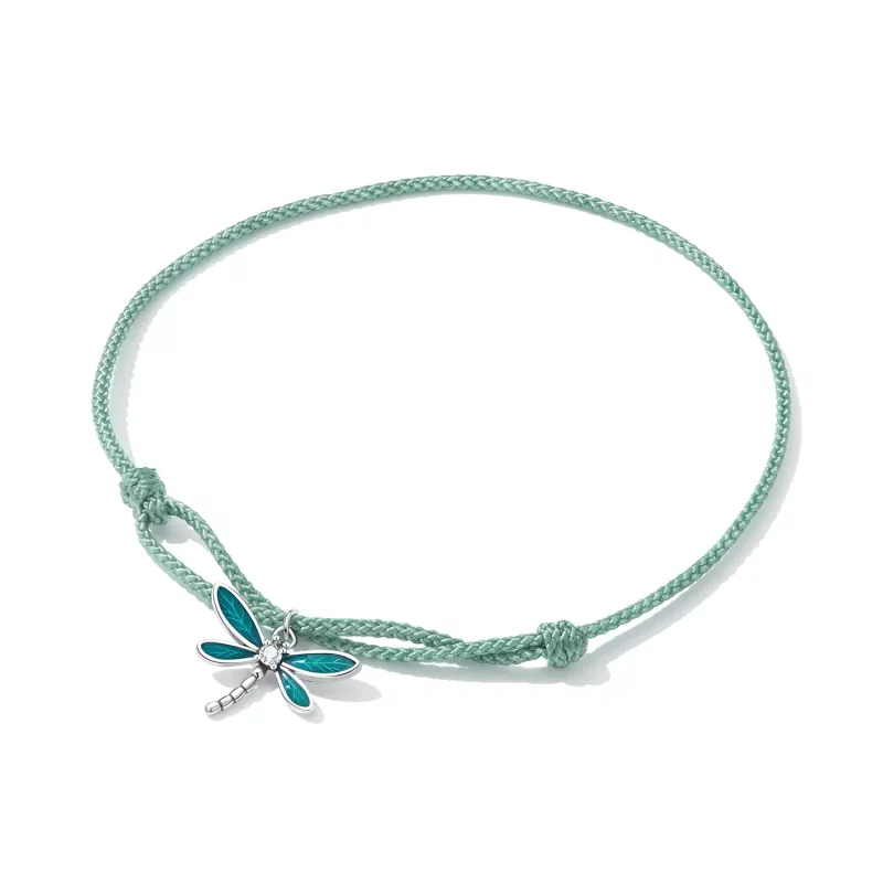 (imagen para) Pulsera de estilo Pandora con libélula de verano - SCB237 - Ver 4