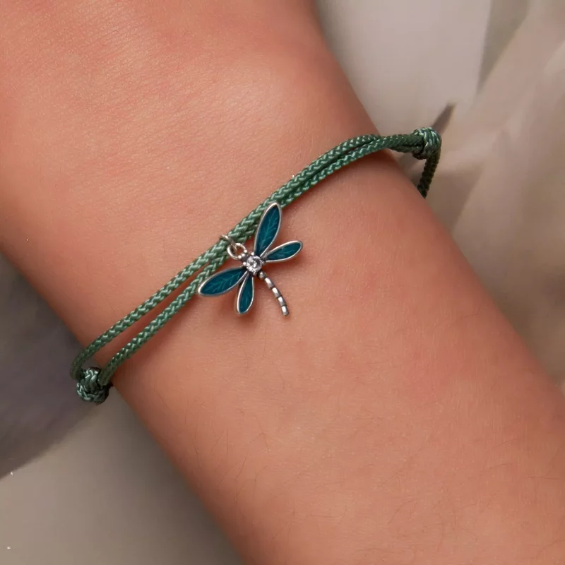 (imagen para) Pulsera de estilo Pandora con libélula de verano - SCB237 - Ver 5