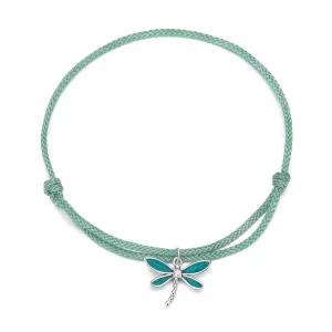 (imagen para) Pulsera de estilo Pandora con libélula de verano - SCB237
