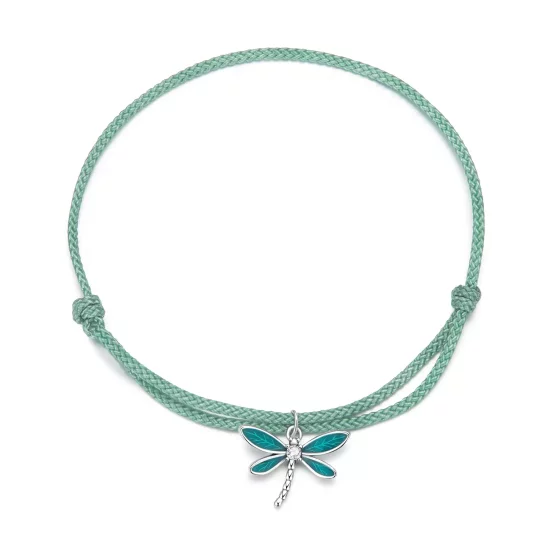 (imagen para) Pulsera de estilo Pandora con libélula de verano - SCB237
