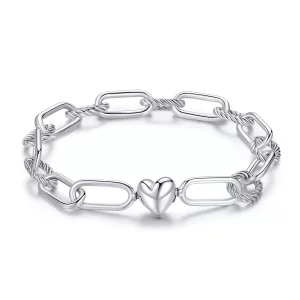 (imagen para) Pulsera de estilo Pandora de plata Love of Link - SCB202