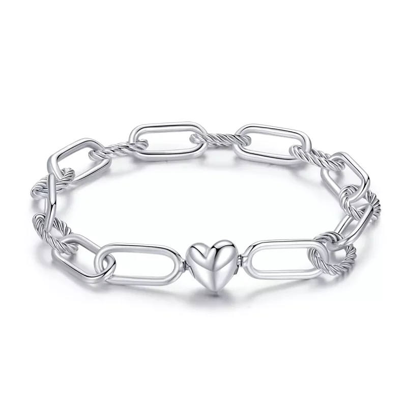 (imagen para) Pulsera de estilo Pandora de plata Love of Link - SCB202