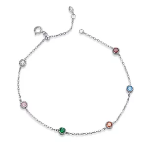 Pulsera de verano de estilo Pandora en color plateado - SCB184 (imagen para) Pulsera de verano de estilo Pandora en color plateado - SCB184