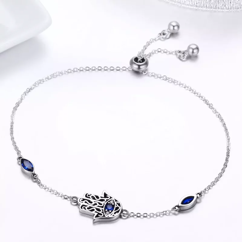 (imagen para) Pulsera deslizante de cadena Pandora Style Silver Spoil - SCB076 - Ver 4