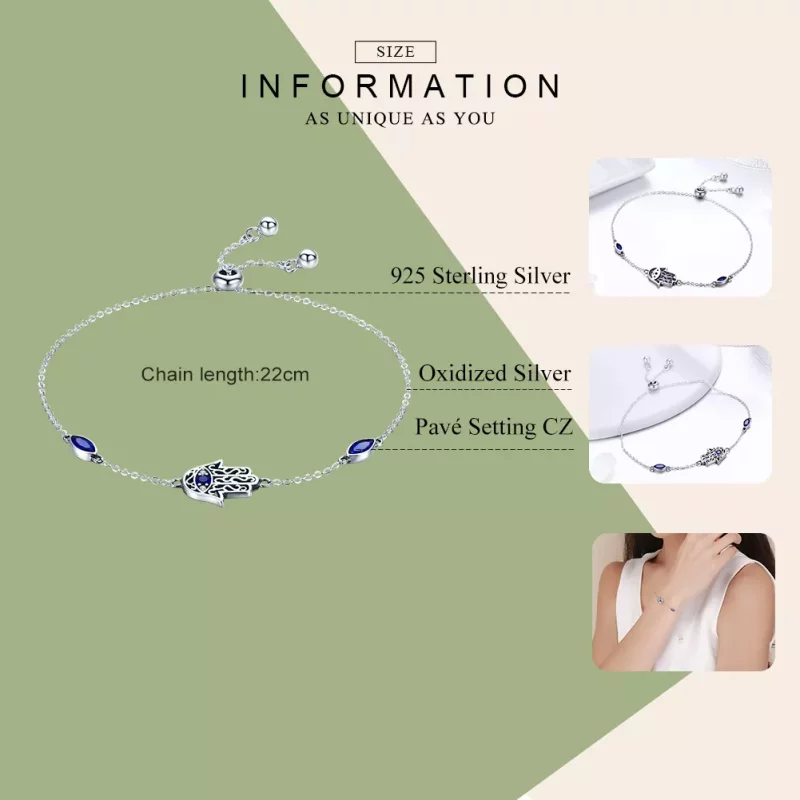 (imagen para) Pulsera deslizante de cadena Pandora Style Silver Spoil - SCB076 - Ver 5