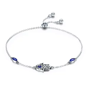 (imagen para) Pulsera deslizante de cadena Pandora Style Silver Spoil - SCB076