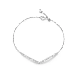 Pulsera deslizante de cadena Pandora Style Triumphant Return de plata - SCB137 (imagen para) Pulsera deslizante de cadena Pandora Style Triumphant Return de plata - SCB137