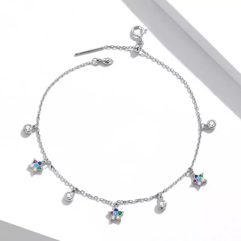 (imagen para) Pulsera estilo Pandora con estrella - SCB227 - Ver 4