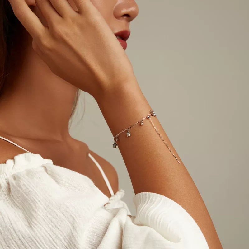 (imagen para) Pulsera estilo Pandora con estrella - SCB227 - Ver 5