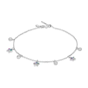(imagen para) Pulsera estilo Pandora con estrella - SCB227
