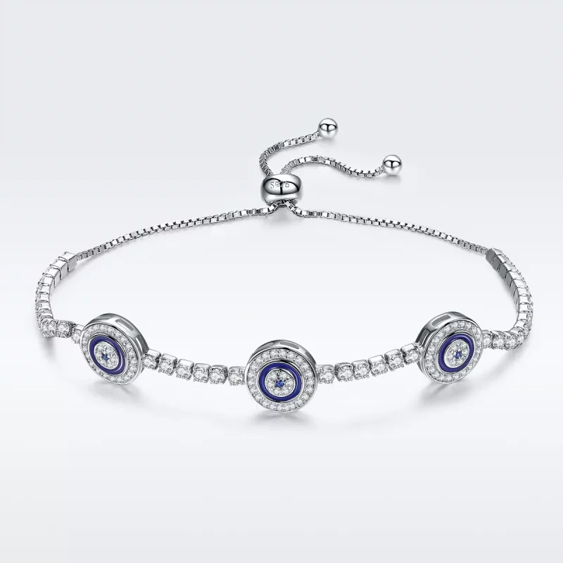(imagen para) Pulsera estilo Pandora de plata con guardianes - SCB002 - Ver 3
