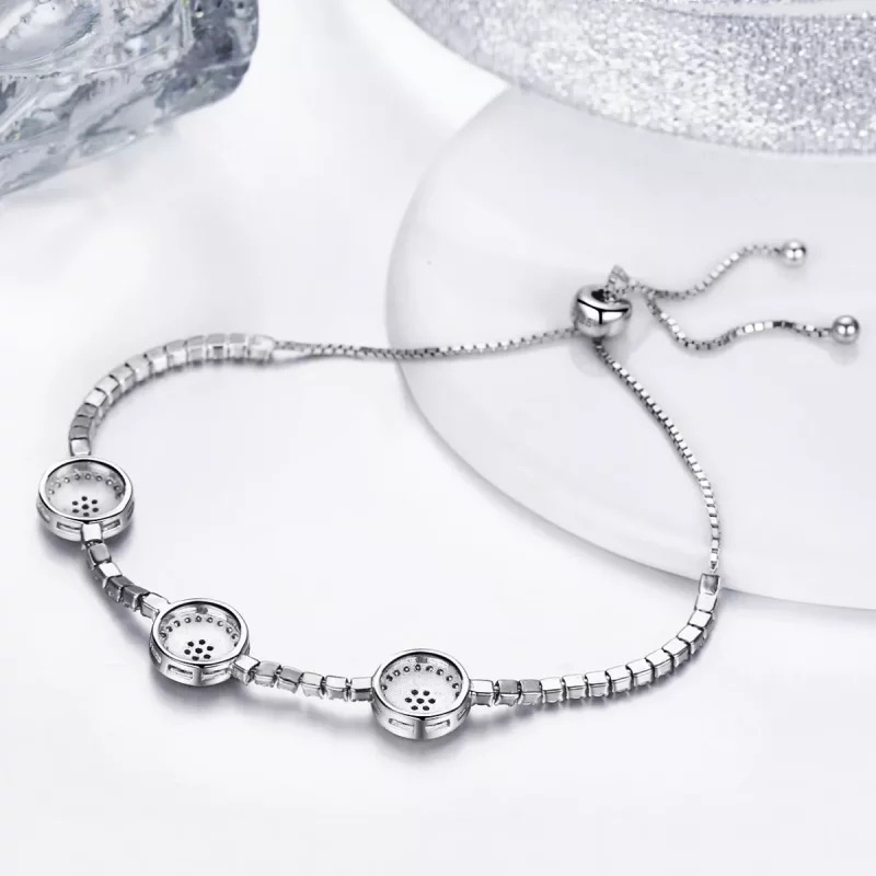 (imagen para) Pulsera estilo Pandora de plata con guardianes - SCB002 - Ver 5