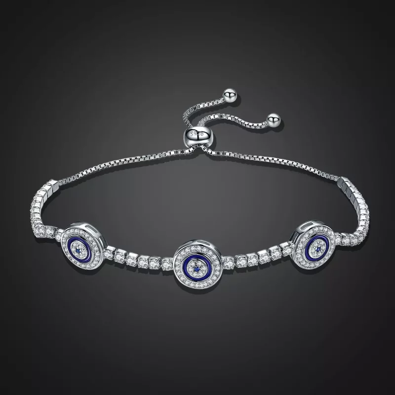 (imagen para) Pulsera estilo Pandora de plata con guardianes - SCB002 - Ver 7