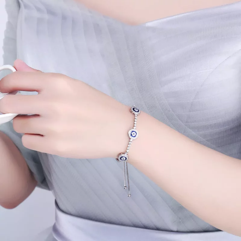(imagen para) Pulsera estilo Pandora de plata con guardianes - SCB002 - Ver 8